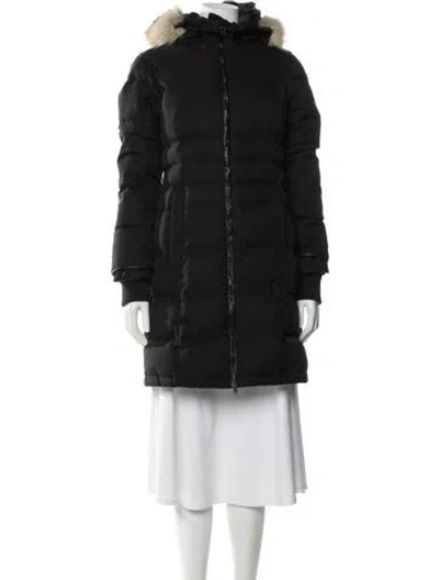 Pre-owned Canada Goose Down Coat In Black