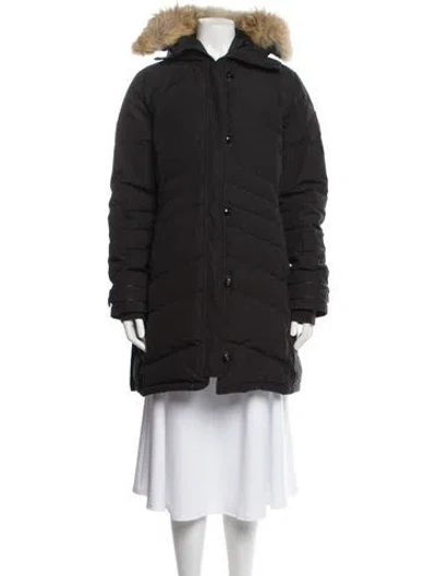 Pre-owned Canada Goose Down Coat In Black
