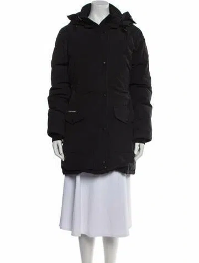 Pre-owned Canada Goose Down Coat In Black