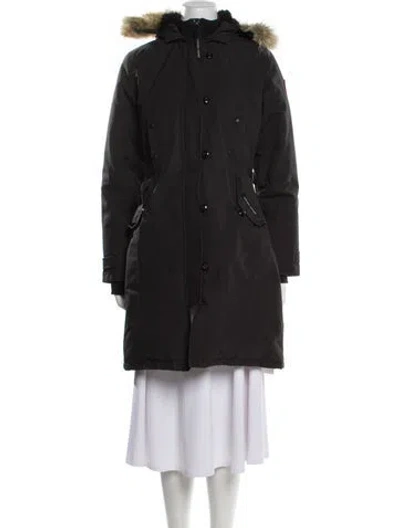 Pre-owned Canada Goose Down Coat In Black