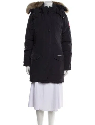 Pre-owned Canada Goose Down Coat In Black