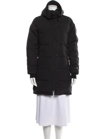 Pre-owned Canada Goose Down Coat In Black