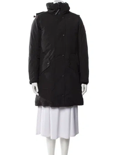Pre-owned Canada Goose Down Coat In Black
