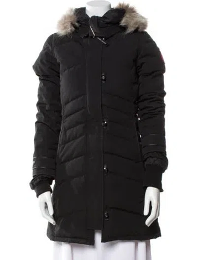 Pre-owned Canada Goose Down Coat In Black