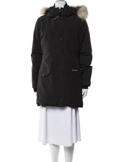 Pre-owned Canada Goose Down Coat In Black