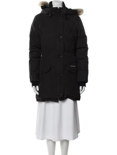 Pre-owned Canada Goose Down Coat In Black