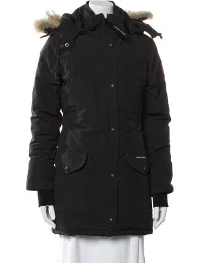 Pre-owned Canada Goose Down Coat In Black