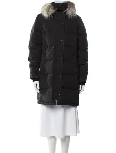 Pre-owned Canada Goose Down Coat In Black