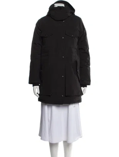 Pre-owned Canada Goose Down Coat In Black