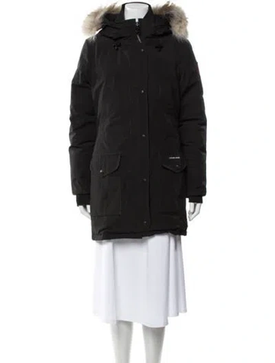 Pre-owned Canada Goose Down Coat In Black