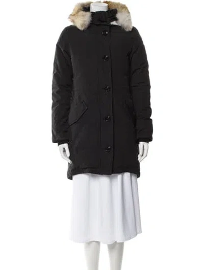 Pre-owned Canada Goose Down Coat In Black
