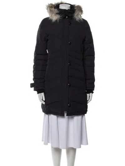 Pre-owned Canada Goose Down Coat In Black