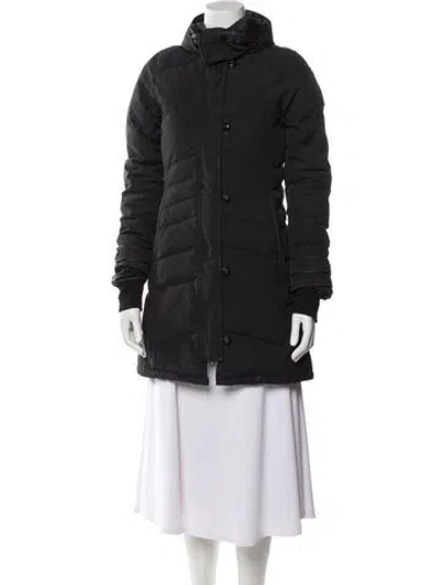 Pre-owned Canada Goose Down Coat In Black