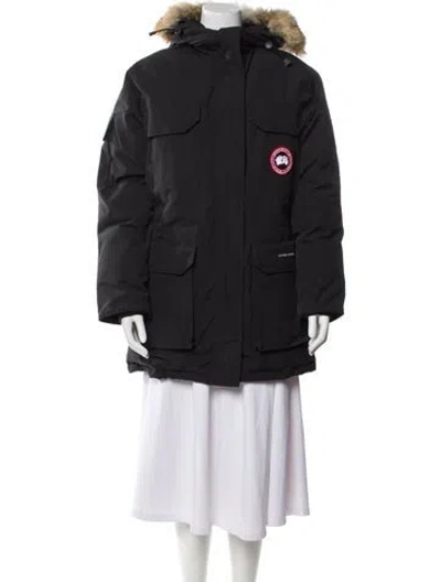 Pre-owned Canada Goose Down Coat In Black