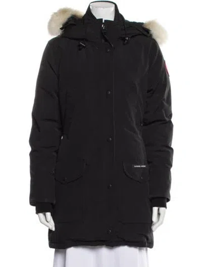 Pre-owned Canada Goose Down Coat In Black