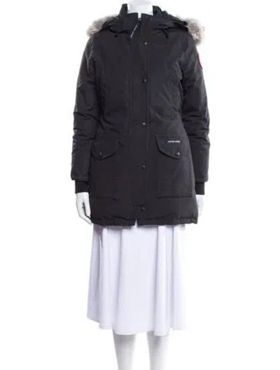 Pre-owned Canada Goose Down Coat In Black