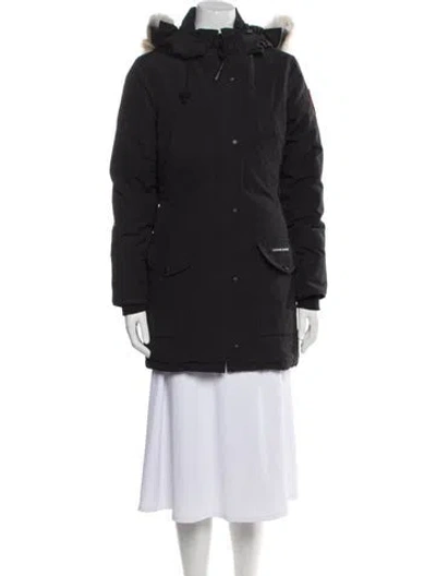 Pre-owned Canada Goose Down Coat In Black