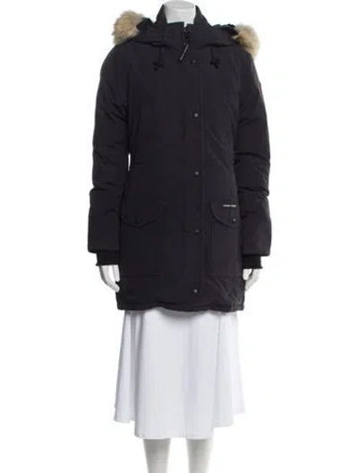 Pre-owned Canada Goose Down Coat In Black