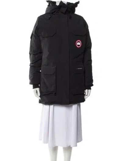 Pre-owned Canada Goose Down Coat In Black