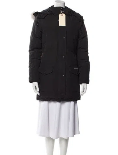 Pre-owned Canada Goose Down Coat In Black