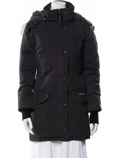 Pre-owned Canada Goose Down Coat In Black