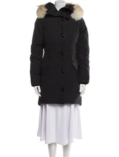 Pre-owned Canada Goose Down Coat In Black