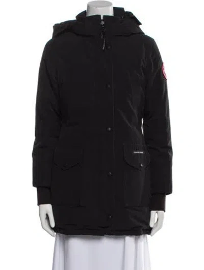 Pre-owned Canada Goose Down Coat In Black