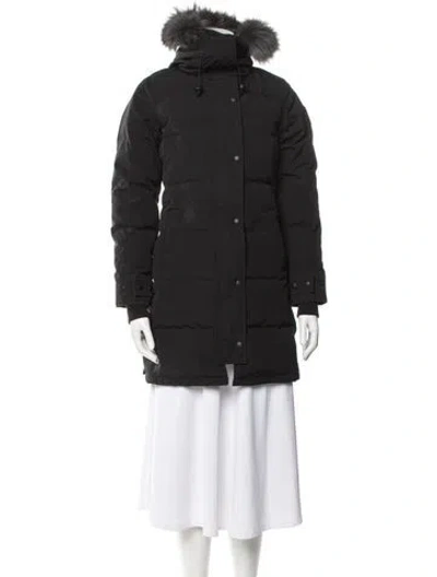 Pre-owned Canada Goose Down Coat In Black