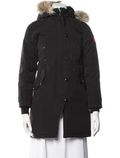 Pre-owned Canada Goose Down Coat In Black
