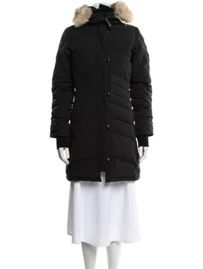 Pre-owned Canada Goose Down Coat In Black