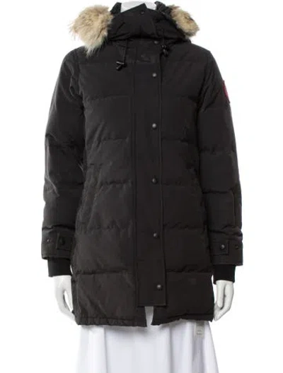 Pre-owned Canada Goose Down Coat In Black