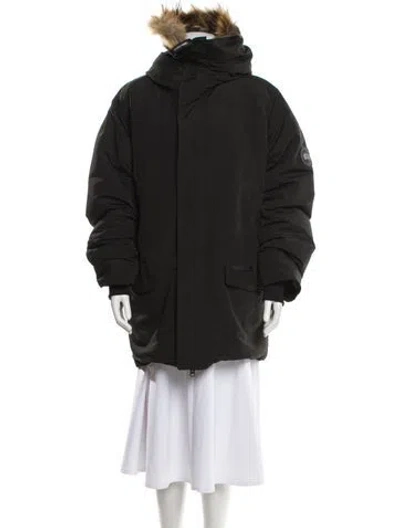 Pre-owned Canada Goose Down Coat In Black