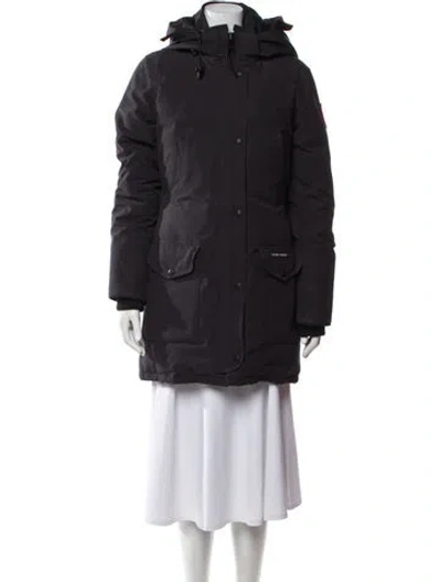 Pre-owned Canada Goose Down Coat In Black