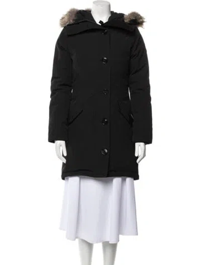 Pre-owned Canada Goose Down Coat In Black