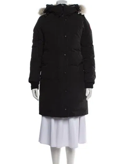 Pre-owned Canada Goose Down Coat In Black