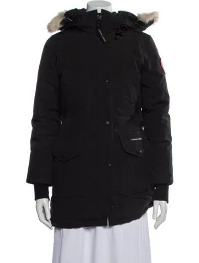 Pre-owned Canada Goose Down Coat In Black