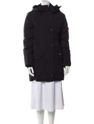 Pre-owned Canada Goose Down Coat In Black