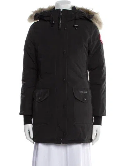 Pre-owned Canada Goose Down Coat In Black