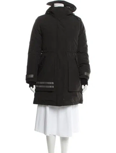 Pre-owned Canada Goose Down Coat In Black