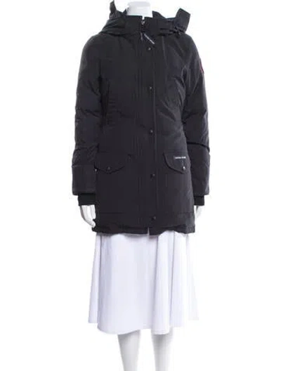 Pre-owned Canada Goose Down Coat In Black