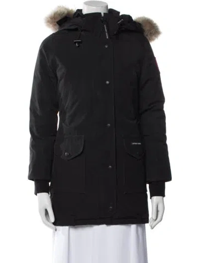 Pre-owned Canada Goose Down Coat In Black