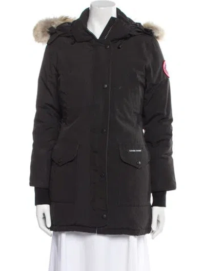 Pre-owned Canada Goose Down Coat In Black