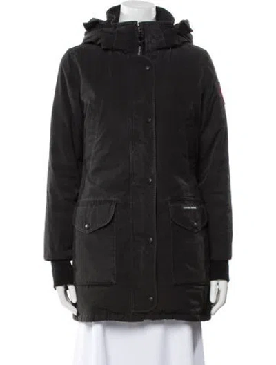 Pre-owned Canada Goose Down Coat In Black