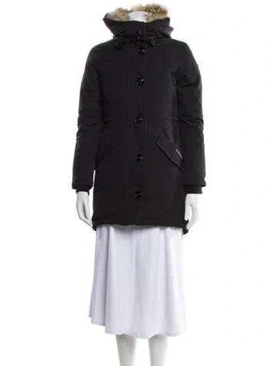 Pre-owned Canada Goose Down Coat In Black