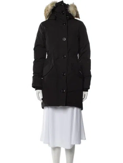 Pre-owned Canada Goose Down Coat In Black