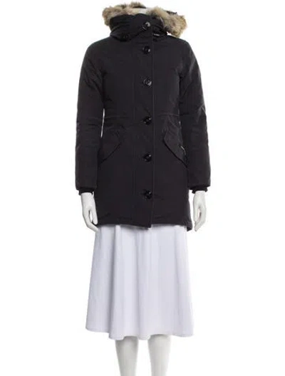 Pre-owned Canada Goose Down Coat In Black