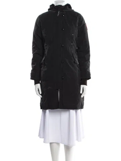 Pre-owned Canada Goose Down Coat In Black