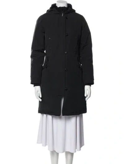 Pre-owned Canada Goose Down Coat In Black