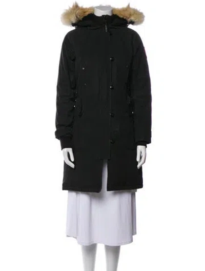 Pre-owned Canada Goose Down Coat In Black