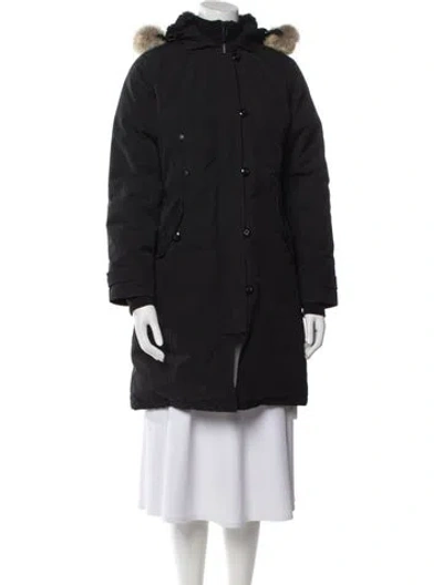 Pre-owned Canada Goose Down Coat In Black